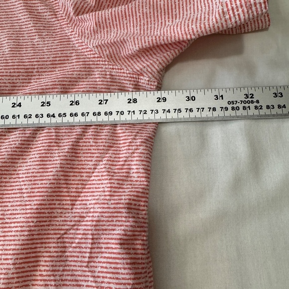 Point Zero Men's‎ CLASSIC FIT GOLD Short Sleeve Button Up Shirt Peach/White 2X - Picture 11 of 14